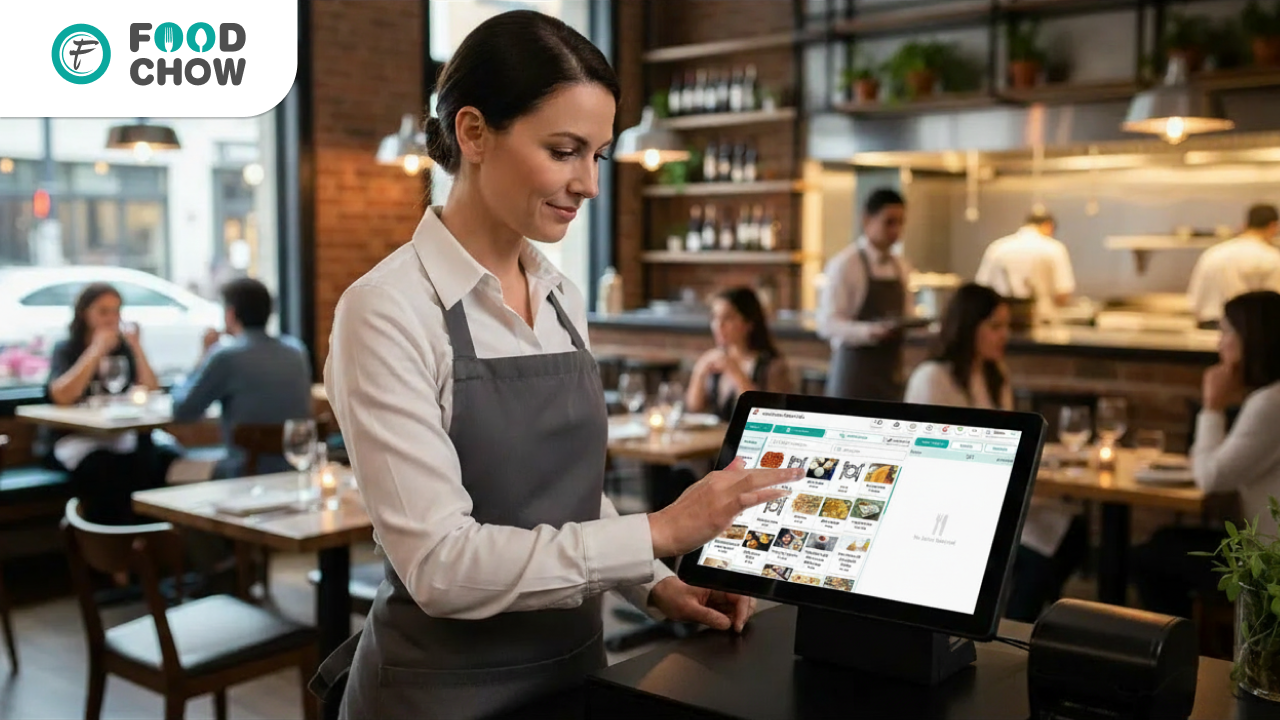 Restaurant POS system dashboard for billing, inventory and order management