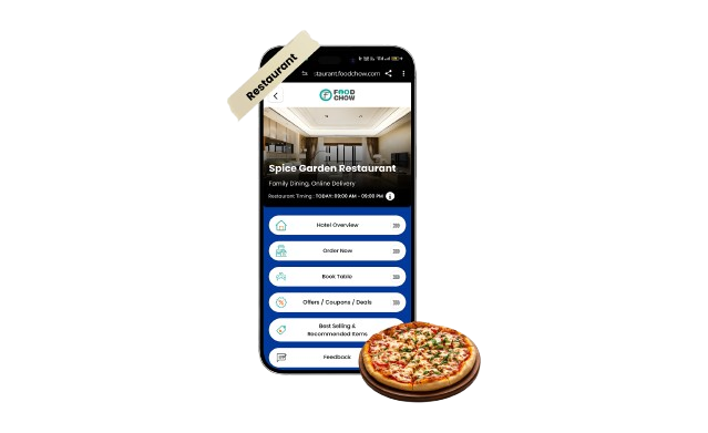 Mobile Bio Link with Pizza