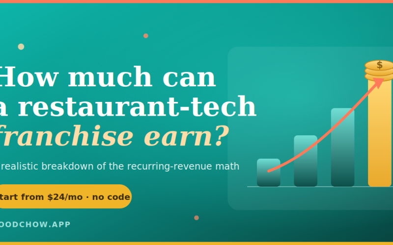 How Much Can a Restaurant-Tech Franchise Earn? A Realistic Breakdown