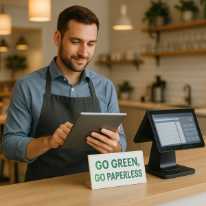 Go Paperless Where Possible - FOODCHOW